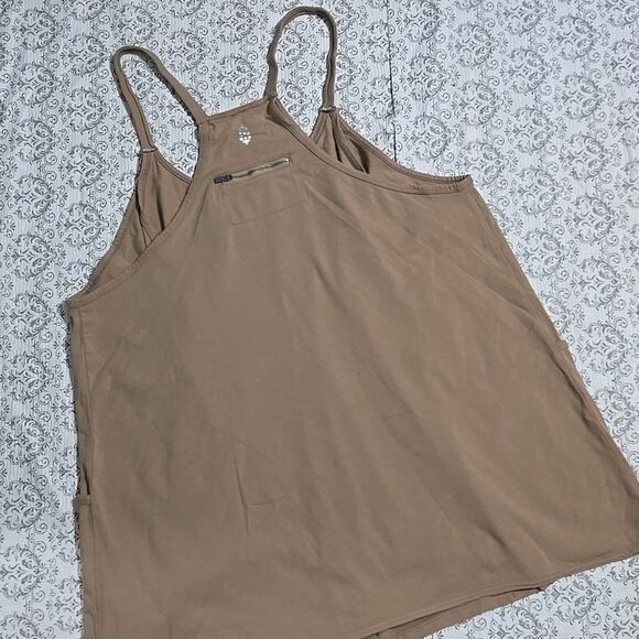 Free People Movement Hotshot Mini Dress NEW Mocha Tan Med - Picture 5 of 10